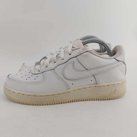 Nike Air Force One White Size 7.7 Women's or Size 6 Youth - Picture 2 of 9